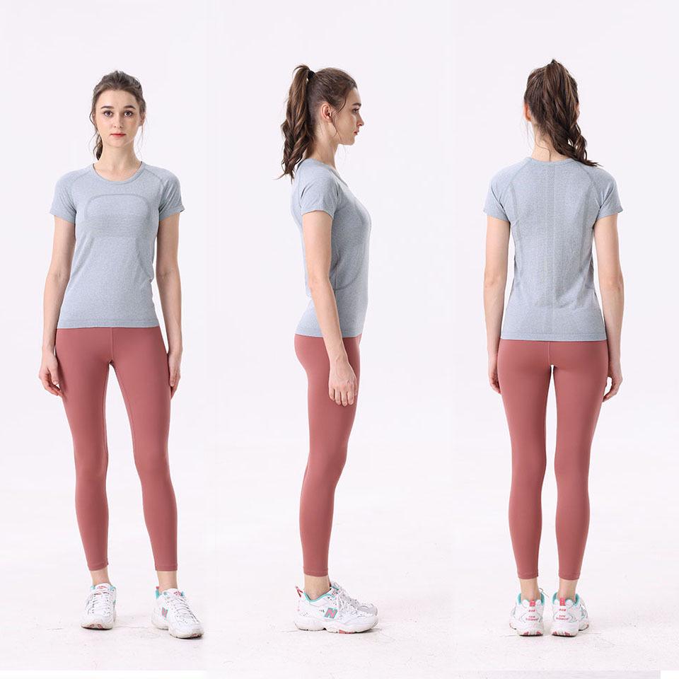 

Женская быстросохнущая футболка для йоги C99 слим-фит - Дышащая, Влагоотводящая, Облегающая, С коротким рукавом. S