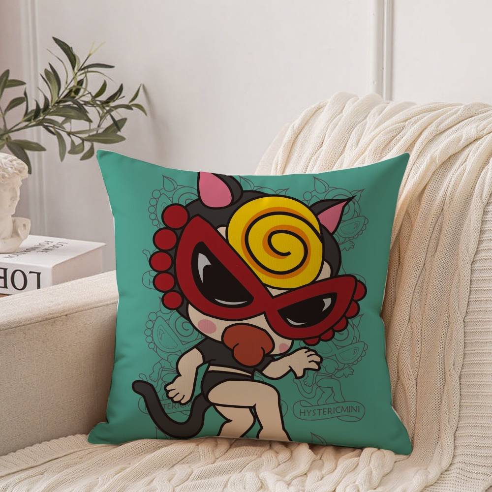 Japan Fashion H-Hysteric M-Mini Pillow Case Home Decor Throw For Sofa Bed Car Room Decor Gift Idea