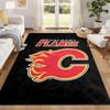 Calgary Flames Carpet Door Mat for Living Room or Bedroom Protective Mat Under Chair Office Decoration Christmas Gift Birthday Present