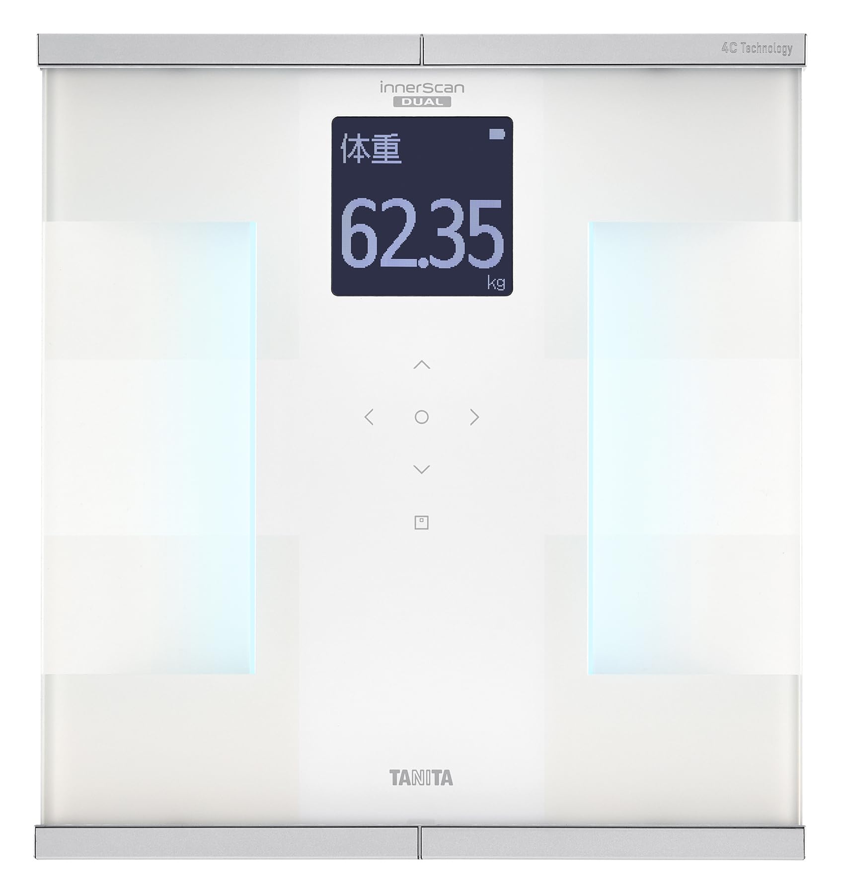 

Tanita Body Composition Meter Inner Scan Dual Rechargeable Made in Japan Understands muscle quality Equipped with medical field management with білий