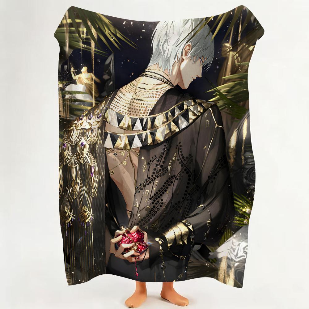 

Game L Love of L Light and N Night Throw Flannel Throw Blanket Suitable for Sofa Living Room Bedroom 75cmx90cm