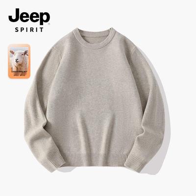 JEEP SPIRIT Men's Heavyweight Warm Knit Sweater