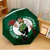 Boston Celtics Umbrella with Automatic Open/Close & Self-8-Rib Heavy-Duty Umbrella, Compact Travel Umbrella Suitable for Outdoor