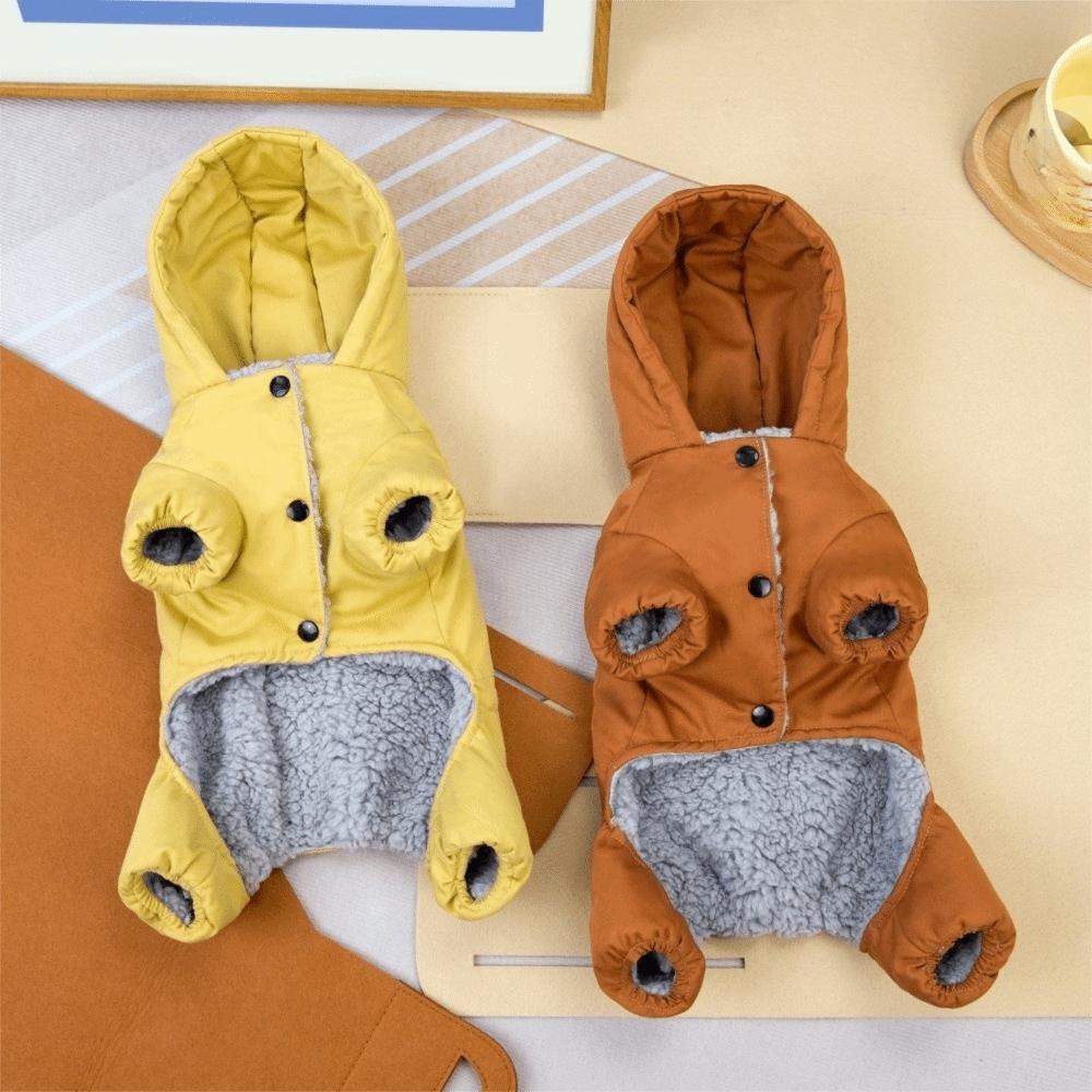 Waterproof Winter Dog Jumpsuit Warm Dog Four Legged Clothing Dog Cotton Jacket  Autumn Winter
