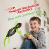 Rechargeable Wall Climbing Rc Lizard Toy Remote Control With Led Eyes Climber Gecko Robot Toy Realistic