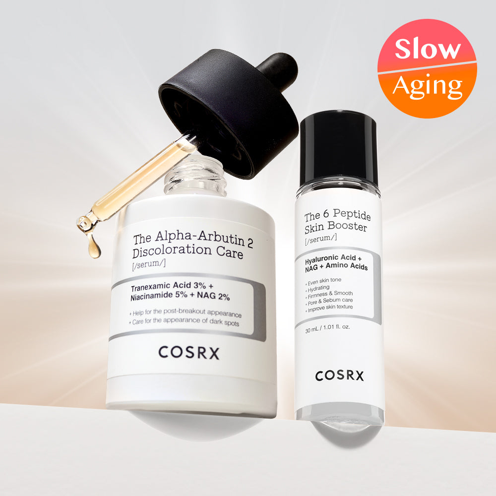 COSRX The Alpha - Arbutin Serum 50ml + Peptide Serum 30ml Alpha-Arbutin Serum 50ml + Peptide 30ml