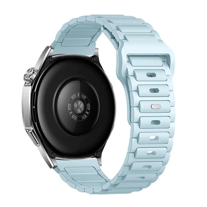 18mm 20mm 22mm Strap for Samsung Galaxy Watch 7 FE 6 5 4 5Pro 6/4Classic Silicone Band for Huawei GT5 Pro 46mm GT4/3Pro Bracelet