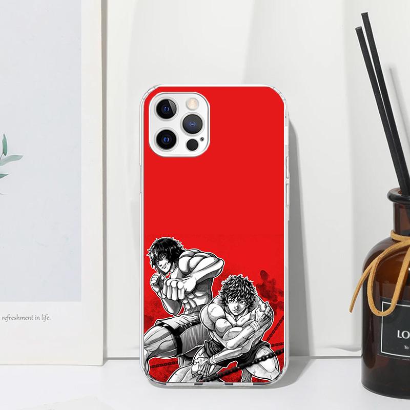 Baki the Grappler Original Anime Phone Case For Iphone 17 Air 16 15 Plus 16E 14 Pro Max 13 Mini 12 11 7 8 SE Fundas Soft Back Co