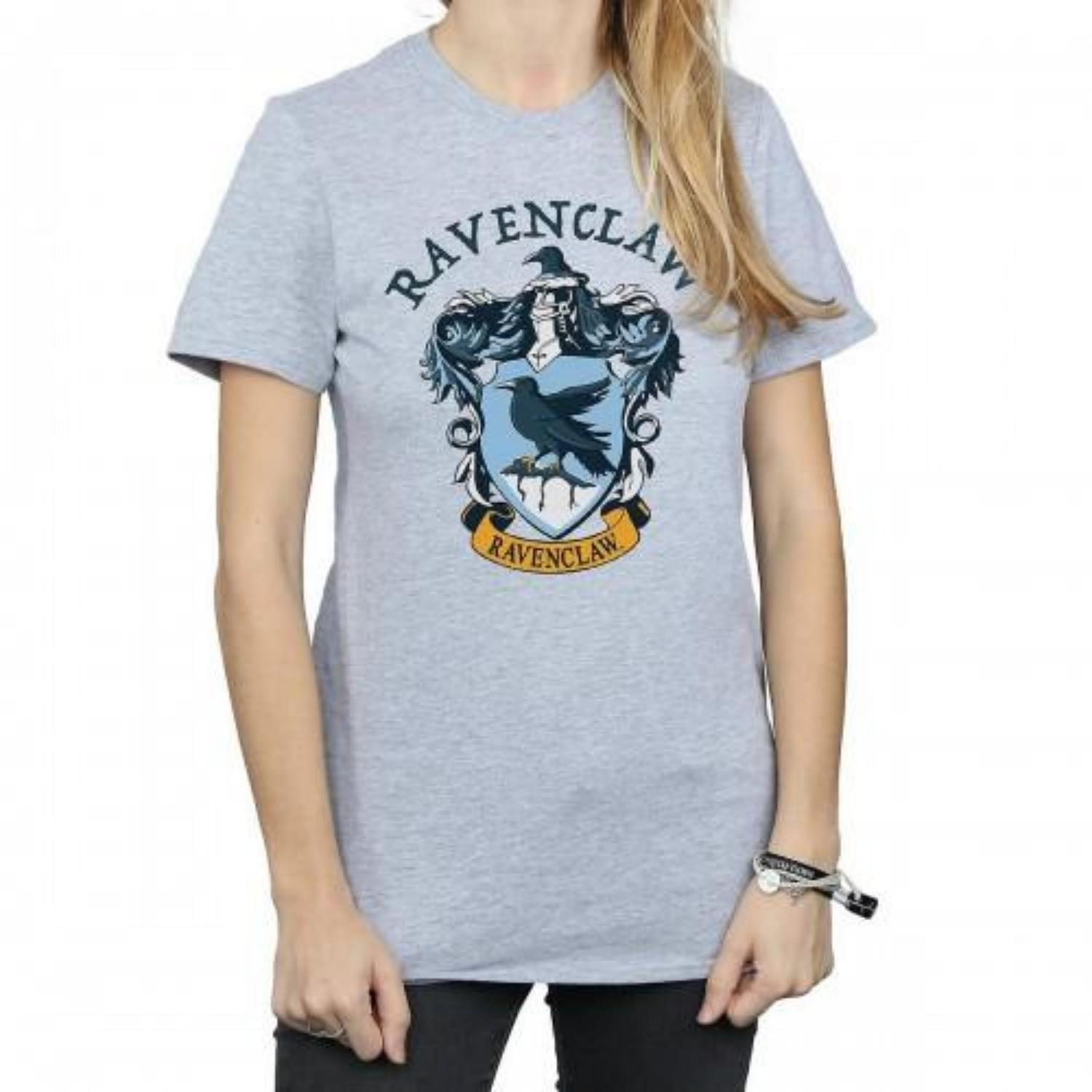 HARRY POTTER Womens_Ladies Ravenclaw Boyfriend T-Shirt S чёрный