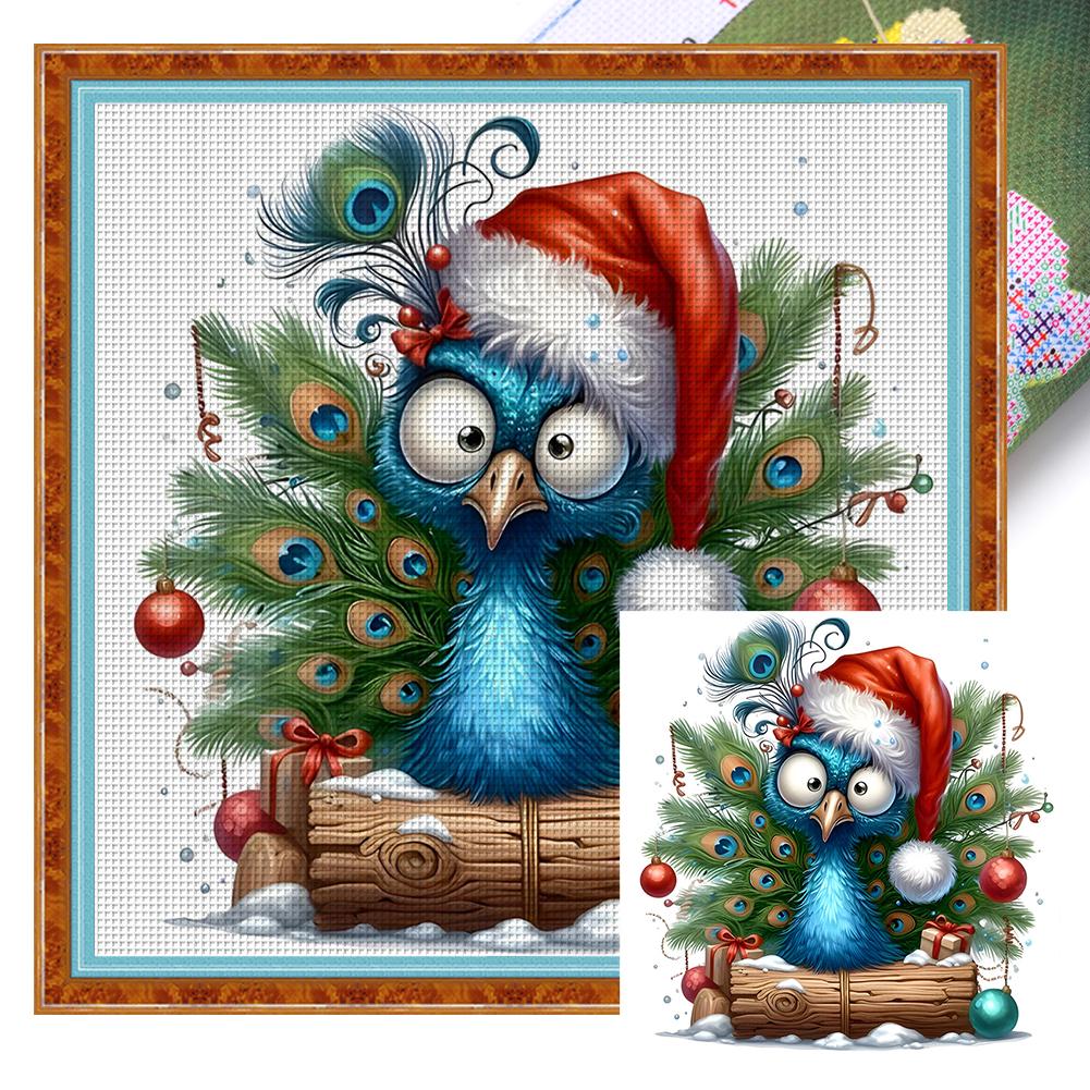 Full Embroidery Eco-cotton Thread 18CT Printed Animal Cross Stitch Kit Art