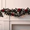 Flexible Halloween Pumpkin Garland Reusable Fake Maple Leaf Hanging  Event Planners