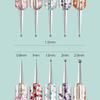 5 Pcs/Set Nail Art Dotting Pen  Beads Handle Dual-Ended Drawing Painting  Manicure Tools