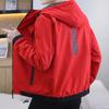 Coat Men's Spring and Autumn Men's Jacket Korean Version Trendy Casual Sports Handsome Autumn Hooded Coat Men