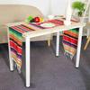 Good-2 Pack 14 By 84 Inch Mexican Table Runner 14 X 84 Inch Mexican Party Wedding Decorations Fringe Cotton Serape Blanket Table