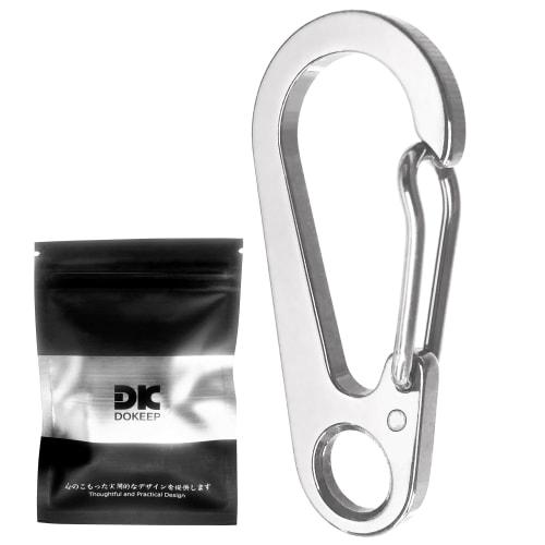 

Pack of 10 Mini Carabiners with Snap Hooks, Made of SUS420J2 Stainless Steel, Lightweight, Durable, Stylish, and Multifunctional, with Spring Hooks