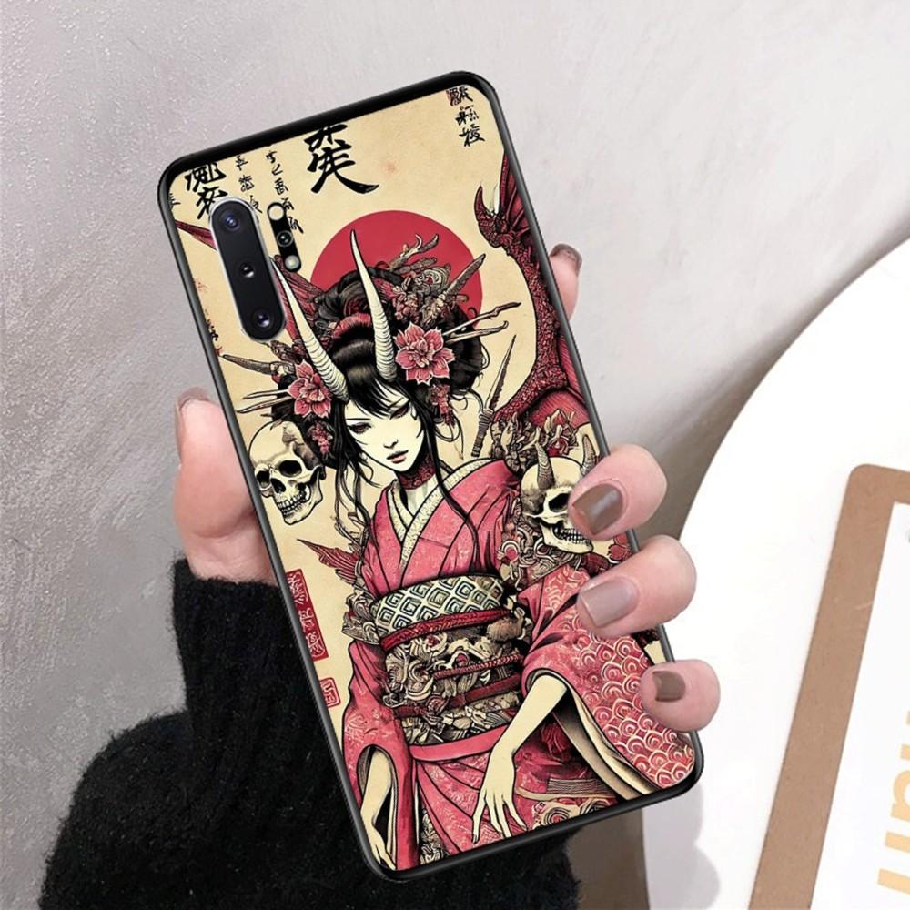 Japanese Style Art Phone Case For Samsung Note 8 9 10 20 Pro Plus Lite M 10 11 20 30 21 31 51 A 21 22 42 02 03
