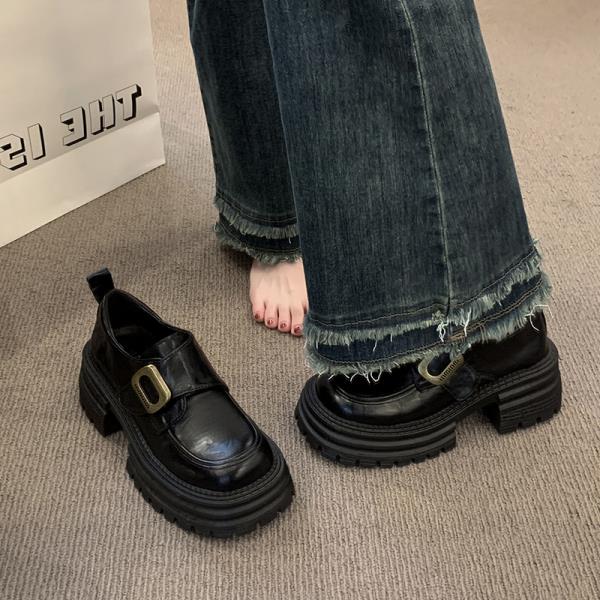 

Fashion Shoes Womens Sneakers Platform Roses Black Slip-on 2025 Thick Sole Loafers Women s Sneakers With Platform Shoes Woman-shoes Thic 35