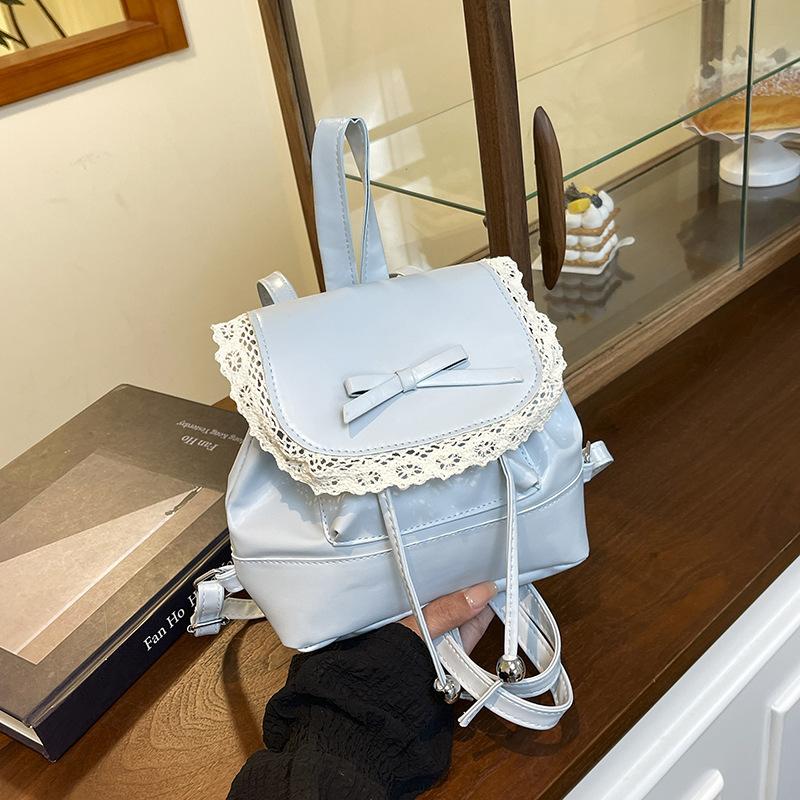 

Сумка для девочек женская новая летняя ретро модный рюкзак нишевая высококлассная сумка-мессенджер синий