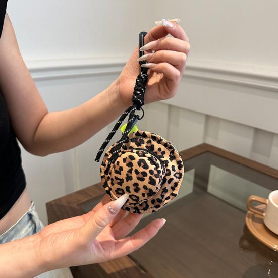 Keychain Mini Coin Purse Cute Small Hat Coin Pouch Bag Charm Tiny Organizer for Jewelry Keys Coins Fashion Backpack Accessory