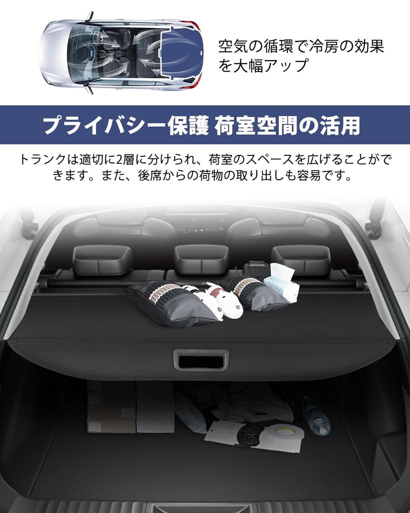 Mixsuper New Prius 60 Series Tonneau Custom Designed for Luggage Privacy High Temperature Interior Cover Cargo Space Black Canvas PVC Manufacturer 1