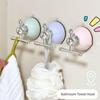 Seamless Bathroom Hook No- Punching Kitchen Storage Hook Universal Suction Cup Hook  Household