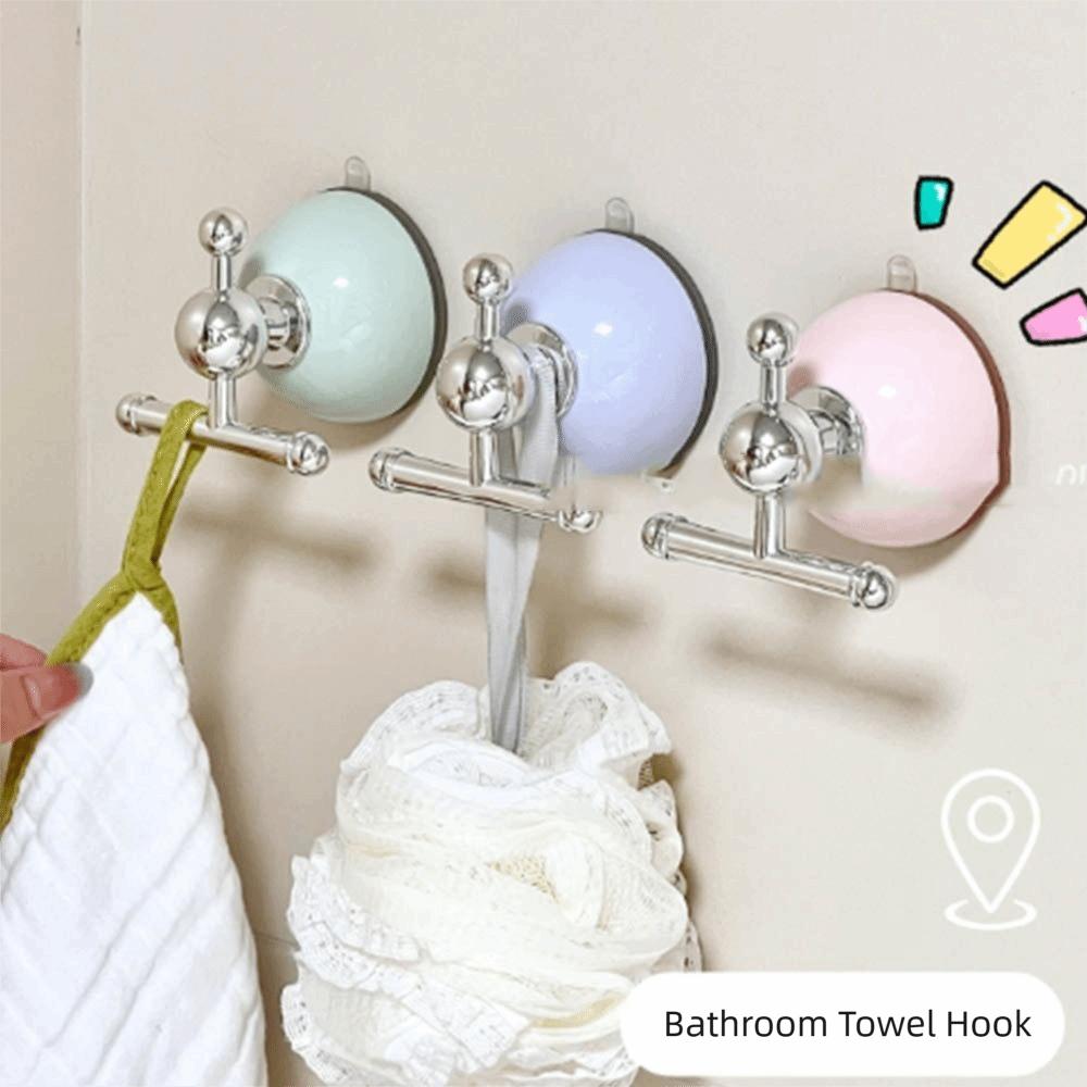 Seamless Bathroom Hook No- Punching Kitchen Storage Hook Universal Suction Cup Hook  Household