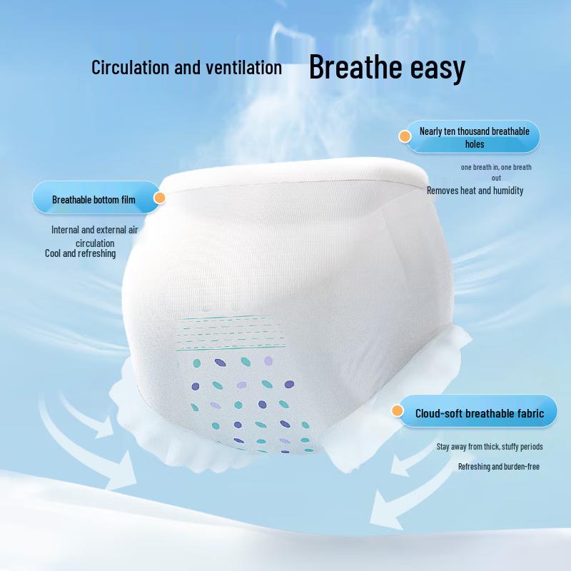 DeYou Light Oxygen Air Übernacht-Perioden- & Postpartum-Hosen