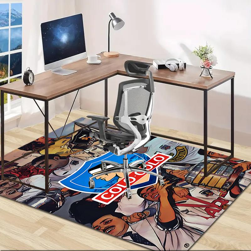 1pc Football Team Design Area Rug - Non-Slip, Soft & Cozy Floor Mat for Living Room, Bedroom, Office - Indoor/Outdoor Decorative Carpet