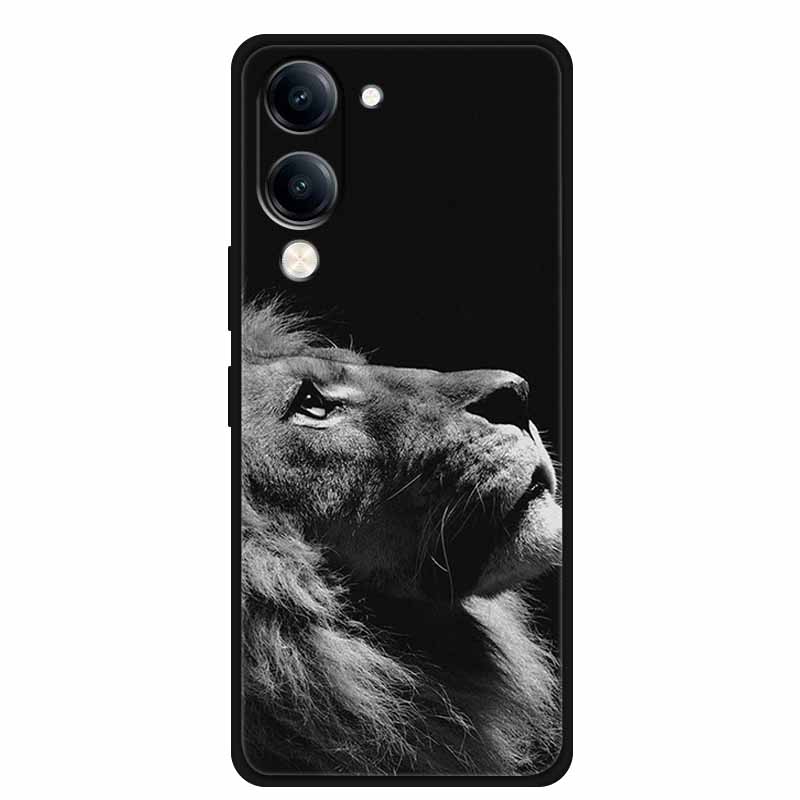 For Vivo Y29s Case Phone Cover Black Silicone Soft Case for Vivo Y19s GT Cover 6.74" Shell Dustproof Coque VIVO Y19sGT Y29 S 5G