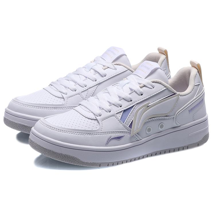 Li Ning Sports Life Collection Synthetic Leather, Artificial Leather Comfortable Abrasion Resistant Breathable AGCQ544-2