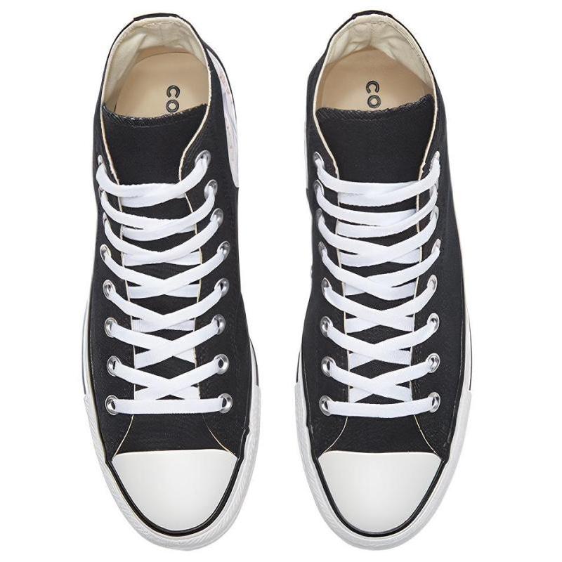 Converse Chuck Taylor All Star Hi Comfortable & Stylish High Top Espadrilles Unisex Black & White