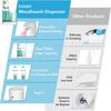 Detachable Smart Mouthwash Dispenser Infrared Sensor Soap Liquid Container  Hotel