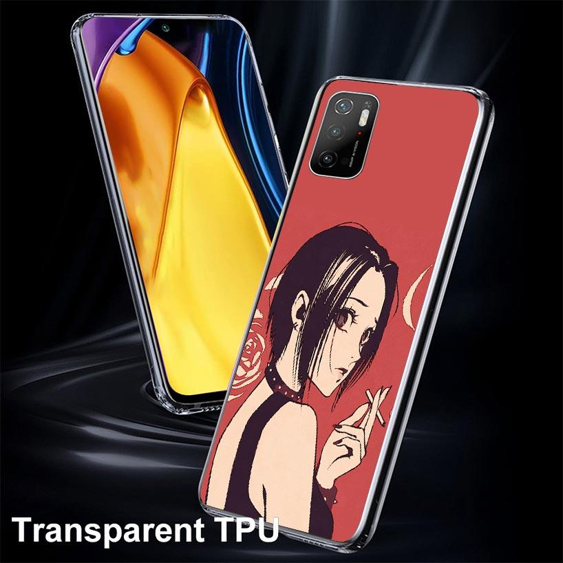 NaNa Osaki Anime Case Phone Cover for Xiaomi Redmi Note 10 9 9S 8 8T 7 5 Pro Mi 12T 11T 10T 9T 12 11 Lite A3 A2 Trend Fundas Mi