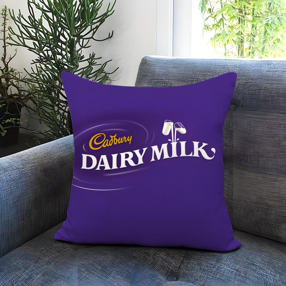 Hot C-CCadbury Cushion Cover Comfortable Reversible Pillow Cover Ideal for Car Sofa Bedroom & Beyond