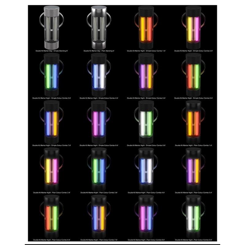 Tritium Trachea Keychain, Double Tritium Tube Pendant, Pendant, Self-luminous Fluorescent Stick Luminous Luminous Stick Tritium