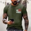 Men's  Neck Short-Sleeve T-Shirt With American Political Print