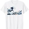 Die Große Welle vor Kanagawa Hokusai Japanische Kunst T-Shirt