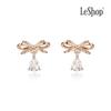 [LsSHOP] 14K Mellow Note Earrings (Gold Plated)_LJ5093BRE