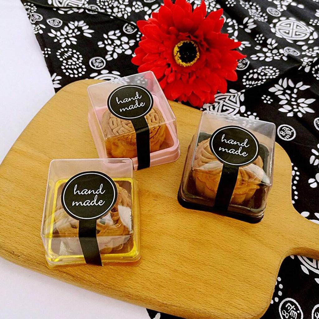 Handmade Sticker, Long Strip Craft Sticker, Baking Cookie & Cake Packaging Decorative Sticker, Food Bag & Box Sealing Sticker