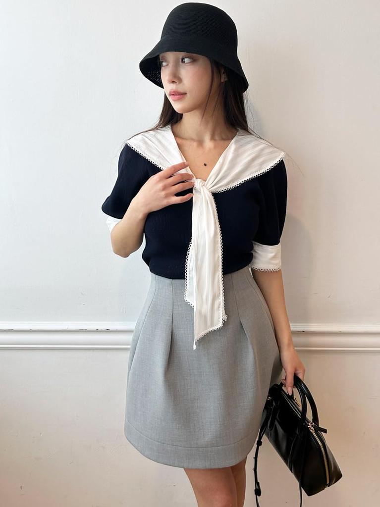 [Snidel] Paper Hat SWGH252638 Women's BLK