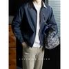 Mens Retro Color Block Denim Jacket Cotton Blend Casual Commute Style 2026 Season