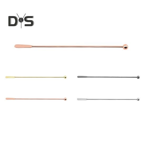 Edelstahl-Rührstab, rutschfest, für Wein, bequemer Griff, Getränkerührer, Barkeeper-Werkzeug