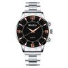 Seagull Quartz Mens Watch With Stainless Steel Strap For Formal Settings