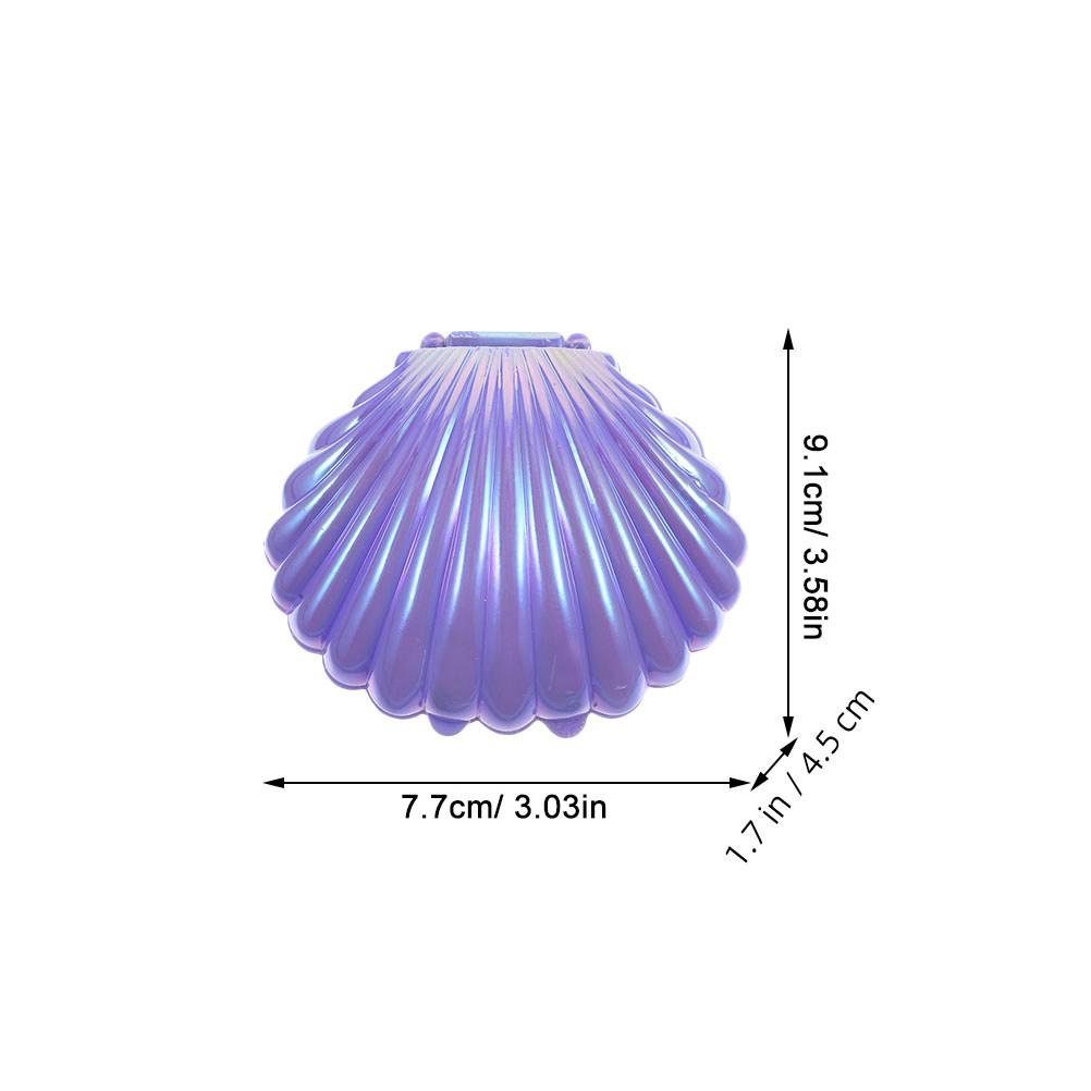 30Pcs Seashell Candy Boxes For Adults Mermaid Theme Gift Containers Small Candy Storage Party Favors Birthday Shower Decor