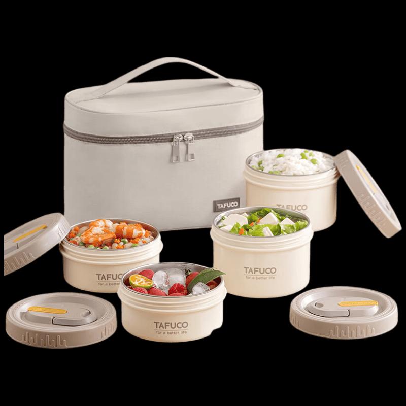 TAFUCO T5392 Portable 316 Stainless Steel Insulated Lunch Box