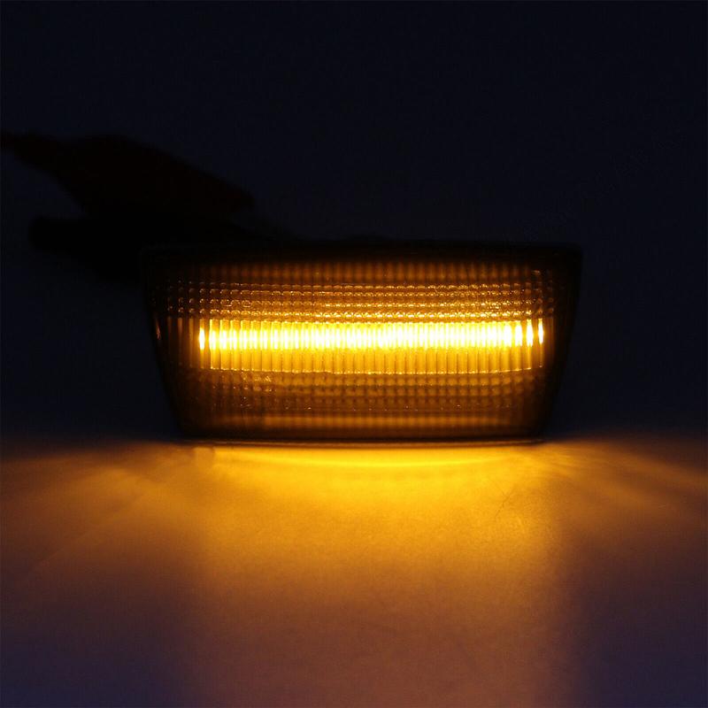 1713423 Black Lens LED Side Marker Light Indicator Static Fit for Chevrolet Opel Astra H Corsa D ignia A Zafira B 13252455