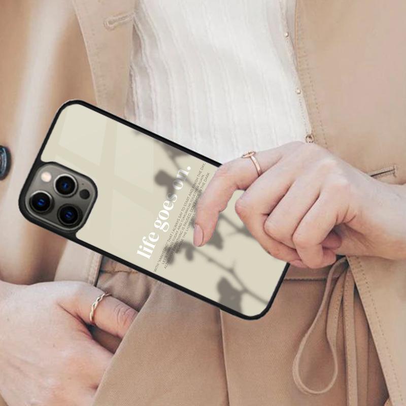 Life Goes On Magnetic Phone Case For APPLEiPhone 17 Air 16 16e 14 13 12 11 Pro Max 15 Plus Wireless Charge With MagSafe Cover