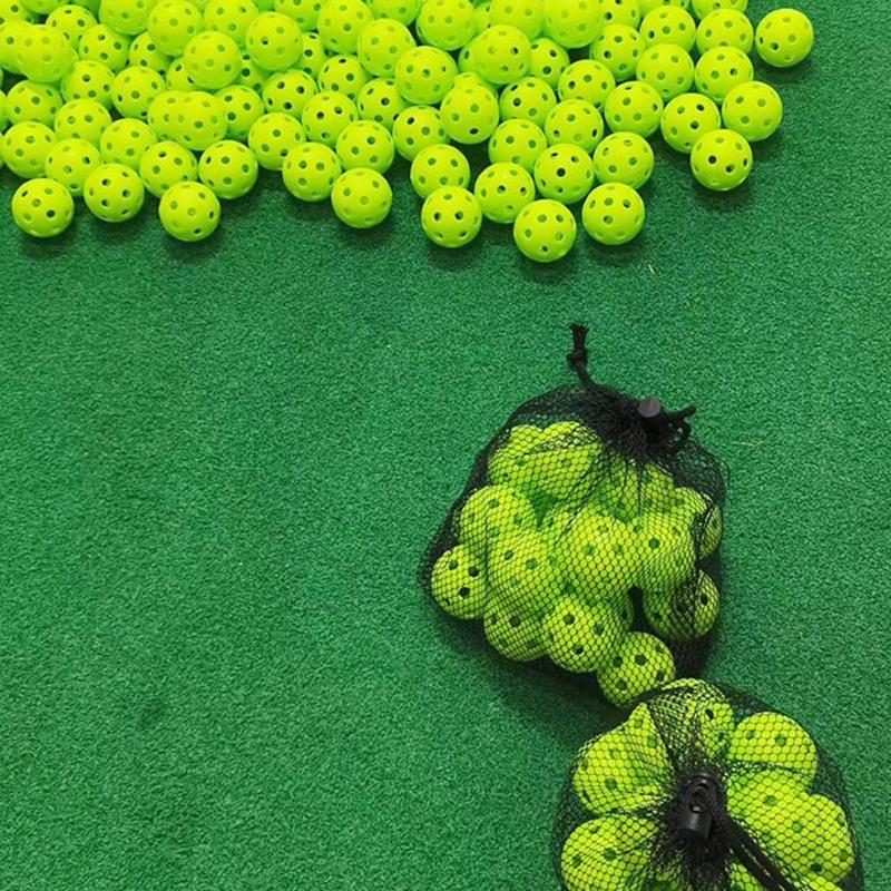 10 stk Innendørs Golfball Golf Treningsballer Golf Lett Ball Har Hull Golf Trening