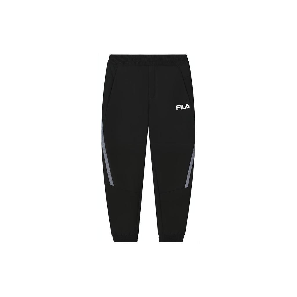 New FILA Knitted Sweatpants Men's Jet Black F11M229607FBK