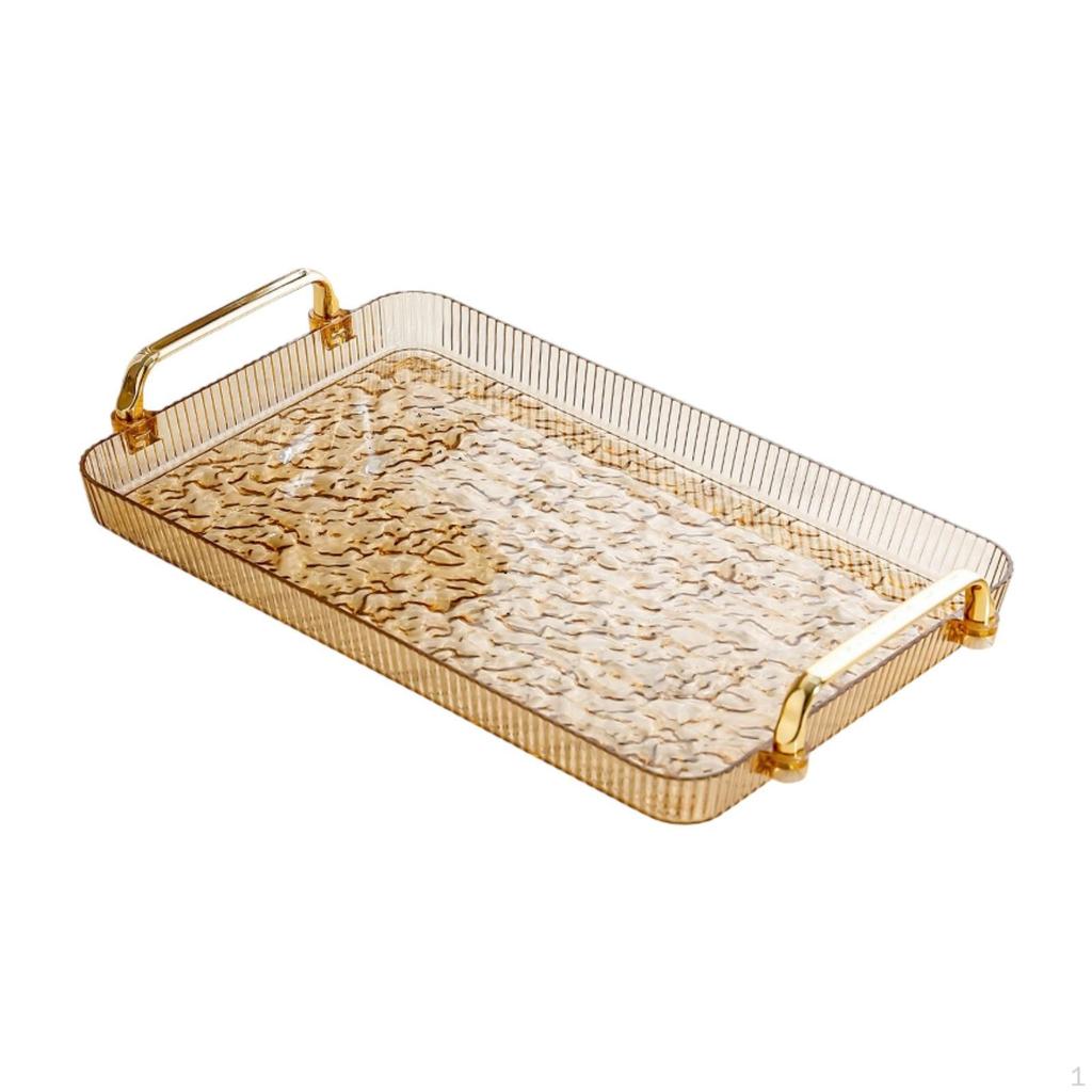 Serving Tray Tea Cups Storage Centerpiece Reusable Practical Food Fruits Snacks Organizer Candy Dish